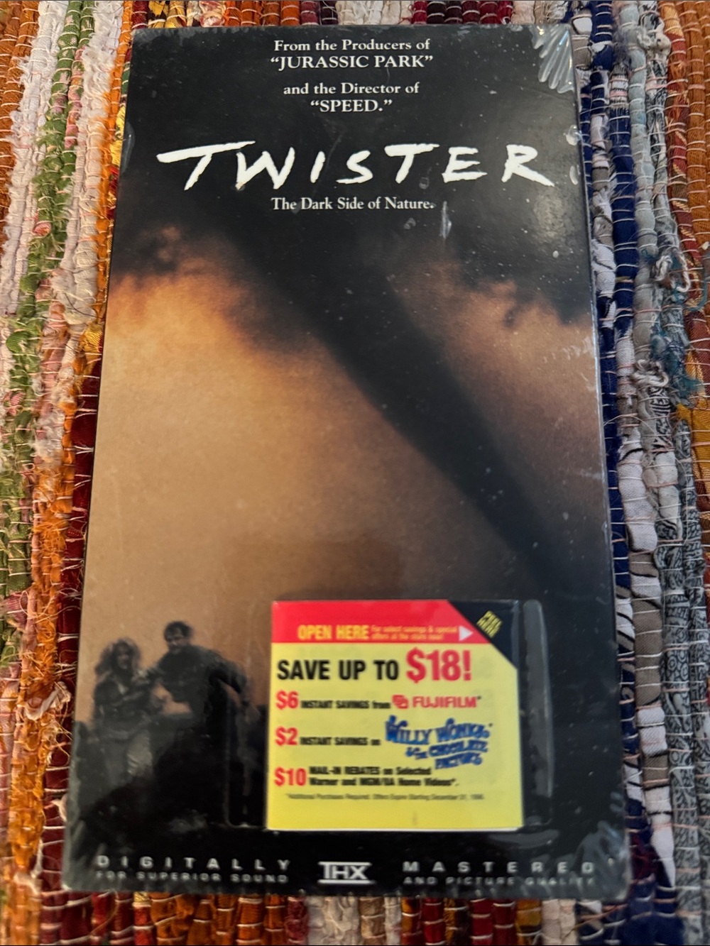 Twister on VHS video, Movie Cover with Tornado 🌪️ sealed in excellent condition.